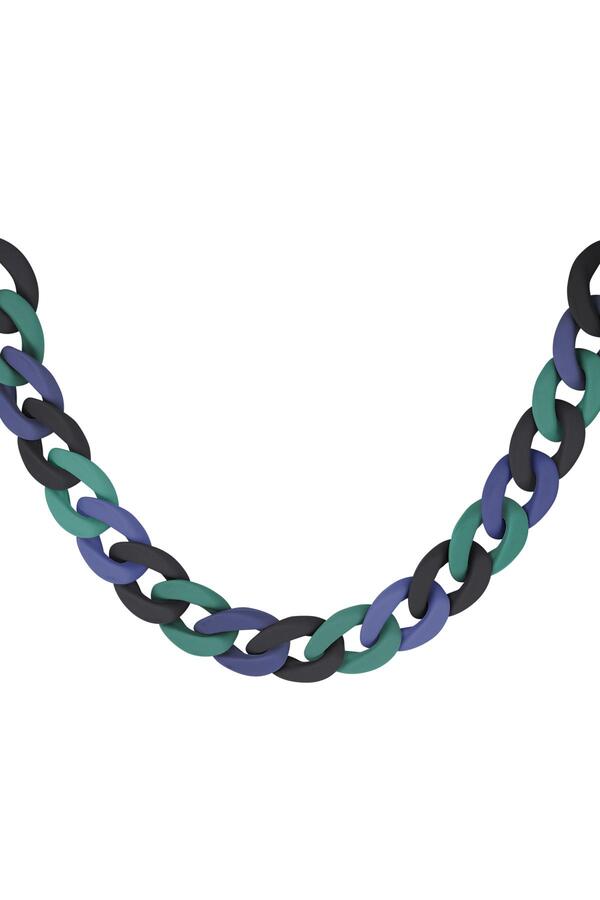 Necklace acrylic linked