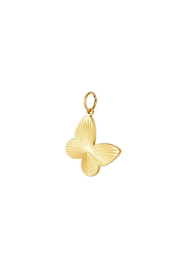 Stainless steel DIY charm butterfly