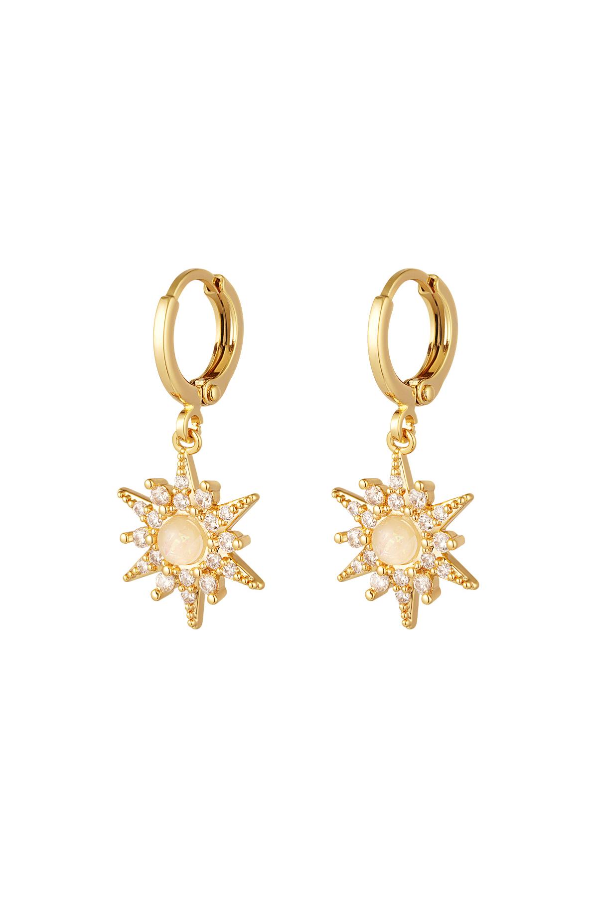 Earrings star - sparkle collection