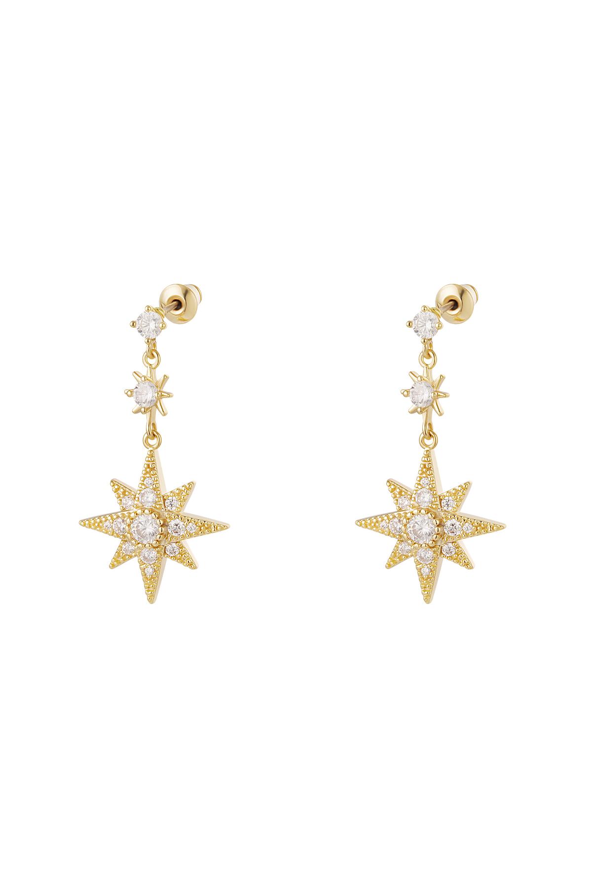 Earrings stars - sparkle collection
