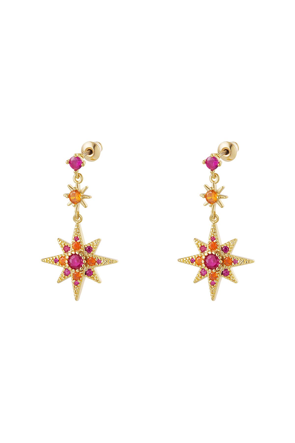 Earrings stars - sparkle collection